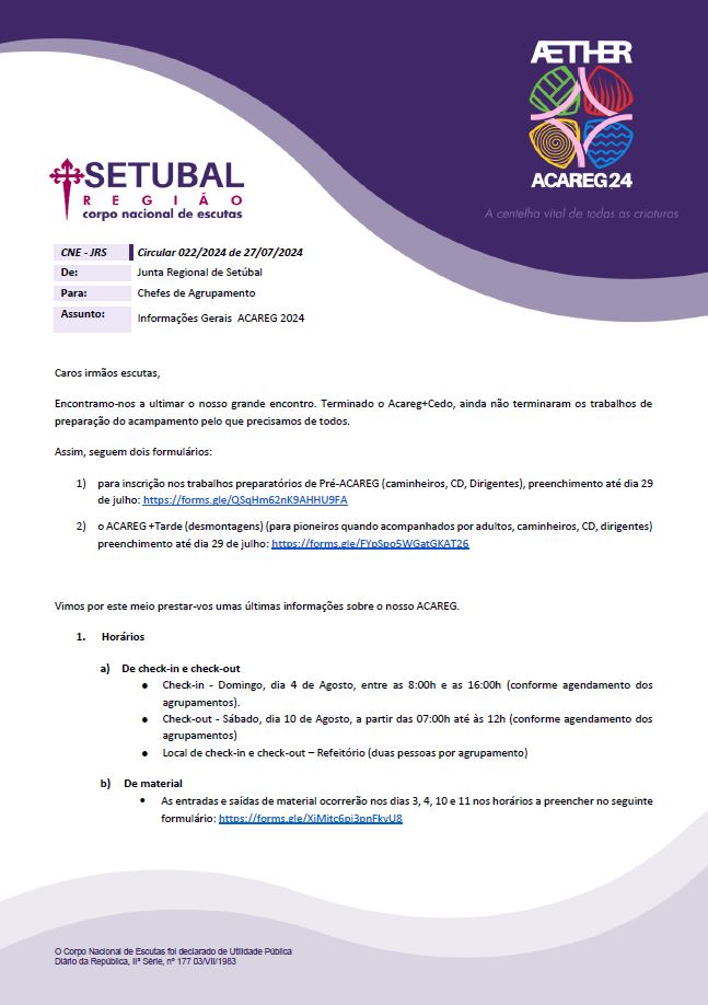 Circular 22 - ACAREG'24